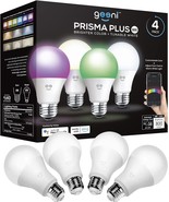 Geeni Prisma Plus 800 Wifi Led Smart Light Bulb (4-Pack),, Google Assistant - £34.33 GBP