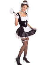 French Maid Costume - (XS) - £20.63 GBP