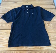 Lacoste Men’s Short Sleeve Polo Shirt Size 6 Black M1 - £17.29 GBP