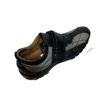 Donald J Pilner Sport Travel Black Leather Casual Shoes Women’s Sz 7.5M ITALY - $17.13