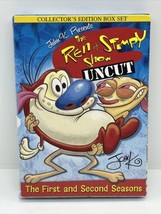Ren &amp; Stimpy Show DVD Video Uncut 1st &amp; 2nd Seasons Collector&#39;s Edition Box Set - £7.92 GBP