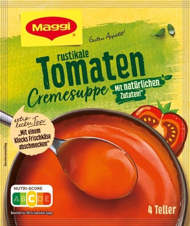 Maggi Tomaten Cremesuppe Cream of TOMATO Soup 1 ct. -Ex.6.2025- SALE SALE - $5.93