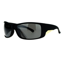 Be One Polarized Sunglasses Mens Oversized Wrap Shield Rectangular Frame - £14.28 GBP+