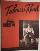 TOBACCO ROAD featuring John Barton vintage (1942) 16-page theatre program - $19.79