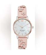 Kate Spade New York KSW1513 Metro White Dial Pink Leather Strap Women&#39;s ... - $203.68 CAD