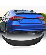 Acmex Rear Spoiler Wing Compatible 2016-21 Civic 10th 4-Door Sedan Matte... - $23.75
