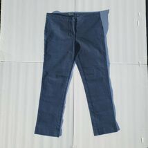 Theory Size 4 Black Charcoal Cotton Blend Womens Jeans Stretch Pants - $14.99