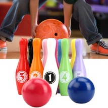  12pcs/set en Color Bowling Set 10 Pins 2 Ball Bowling Game for Kids Indoor Fami - £92.76 GBP