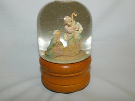Mary, Joseph and Baby Jesus Christmas Musical Waterball Snow Globe - £7.10 GBP