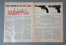Vintage 1963 Pistol Shooting in The Soviet Union 5-Page Article - $6.64