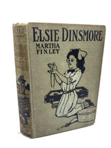 Antique Elsie Dinsmore Book Early 1900s Martha Finley Collectible - £74.73 GBP