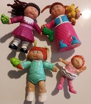 1990&#39;s Cabbage Patch Kids Figures, Lot Of 4 2-3&quot; Tall - £10.38 GBP
