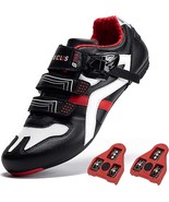 Road Cycling Shoes With Cleats Fit For Peloton Bike Shoes Mesh Cycling S... - £48.80 GBP