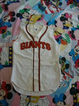 Vintage San Francisco Giants Authentic Russell Athletic Sleeveless Jersey L - £54.48 GBP