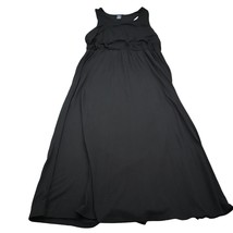 Faded Glory Dress Womens XXL 20 Black Casual Lightweight Sleeveless Long Modest - £18.50 GBP