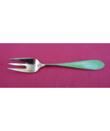 Norwegian Sterling Pastry Fork vermeil green enamel by N. M. Thune-Oslow... - $123.01 CAD