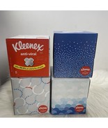 (4) Kleenex Brand 4 Boxes Anti-Viral - 55 Sheets Per Box - £7.92 GBP
