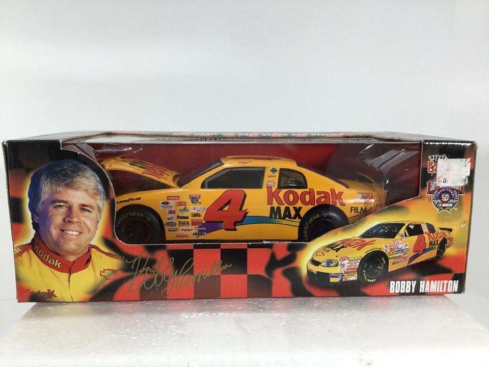 Racing Champions Signature Driver Series #4 Bobby Hamilton Kodak Stock C... - $6.50