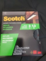 NEW 3M Scotch Indoor Fasteners Black 3 Lb. 1.3 kg - £11.79 GBP