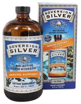 Sovereign Silver Bio-Active Silver Hydrosol 10 Ppm, 32 Ounces - £54.40 GBP