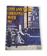 Antique 1907 Sheet Music &quot;Come and Spend Christmas with Me&quot; Mitchell - $284.91 MXN