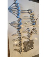 1881 ROGERS ONEIDA Ltd  Stainless Flatware Silverware MONTINA INDIO  52 Pcs - $41.11 CAD
