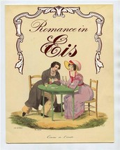 Romance in Eis Menu Germany Comme on l&#39;ecoute Art Cover  - £22.15 GBP