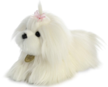 Aurora White Miyoni Tots Plush Toy 9 inch Maltese Puppy Dog White - Ador... - $18.61