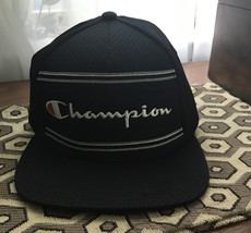 Champion Authentic Athletic Wear Size S/M Hat Cap Men’s Sportswear Black NWOT - £7.58 GBP