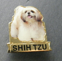 Shih Tzu Dog Lapel Pin Badge 7/8 Inch - £4.46 GBP