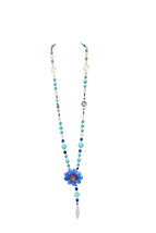Marina Fsati Womens Lasting 430 Necklace Blue - £38.84 GBP