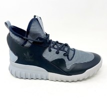 Adidas Originals Tubular X Carbon Black Gray Mens Casual Sneakers AF6368 - £80.38 GBP