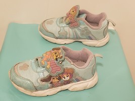 Girls Kids Paw Patrol Shoes Size 10 Skye Liberty Blue Tennis Shoe - £3.98 GBP