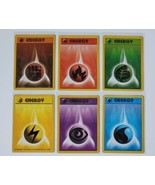 1999 Pokemon Cards Base Set Energy Complete Common 97-102 NM+ 90&#39;s Set O... - £3.92 GBP