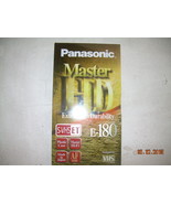 NOS Panasonic VHS Tapes Extra High Durability Sealed E-180 Master HD - $12.21 CAD
