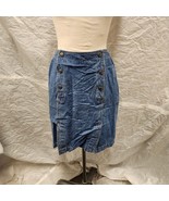 Anne Klein Women&#39;s Blue Denim Jean Skirt, Size 4 - £38.93 GBP