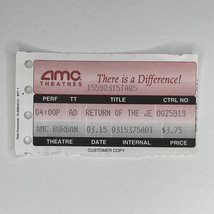 Return of the Jedi 1997 Ticket Stub Vintage 90 Retro Movie AMC Theater S... - £24.64 GBP
