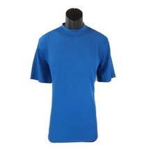 Log-in Uomo Dressy T-Shirt Royal Blue for Men Crew Neck Ribbed Sizes S -... - £27.53 GBP