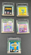 Lot Of 5 Vintage Late 1990s/Early 2000s Gameboy Color Video Game Cartridges - £25.98 GBP