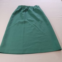 Vintage Evan-Picone Women&#39;s Green A-Line Skirt Union Label Made In USA Size 10 - $23.75