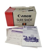 Vintage Canon Sure Shot BOX ONLY &amp; Some Paperwork - £11.00 GBP