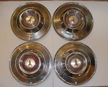 1964 PLYMOUTH HUBCAPS OEM 14&quot; SET OF 4 B BODY FURY BELVEDERE SAVOY - £107.88 GBP
