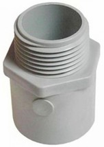 3 Cantex 3/4 in PVC .75&quot; Male Terminal ADAPTER Electrical Connector GRAY... - $19.11