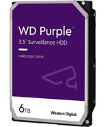 WD Purple Surveillance 6TB Internal HDD SATAIII 256 MB Cache 3.5&quot; WD64PURZ - £180.91 GBP