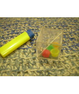 ORIGINAL COLOR CAPS &amp; METAL BALLS IN A CUBE PUZZLE LOGIC GAME BRAIN TRAINER - $10.77 CAD