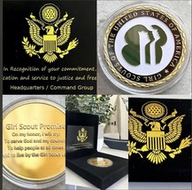 Girl Scouts Of The United States Of America Challenge Coin Usa - £18.59 GBP