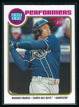 2023 Topps Heritage #NA-23 Wander Franco Tampa Bay Rays New Age Performers - £0.99 GBP