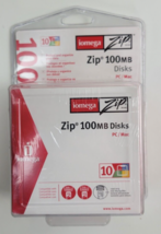 NIP Iomega Zip 100MB Disks 10 Pack - £15.46 GBP
