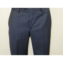 Men Suit BERLUSCONI Turkey 100% Italian Wool Super 180's Vested #Ber3 Ink Blue image 13