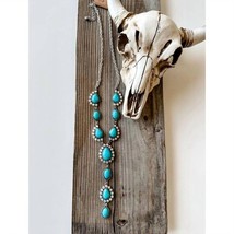 Boho Ranch women's western teardrop stone y-necklace size One Size - $30.69
